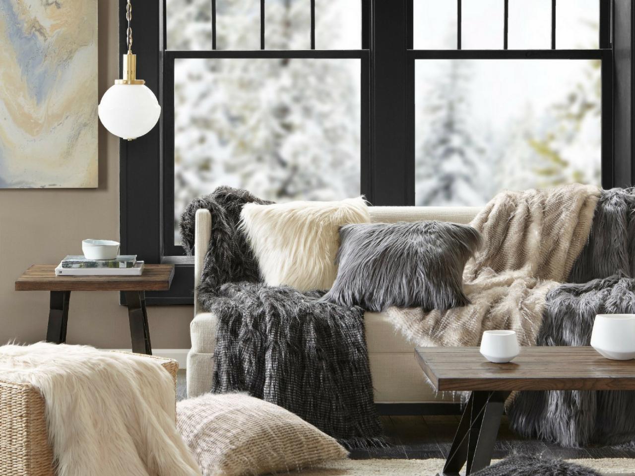 Faux fur 2025 ottoman target