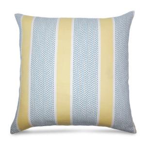 Striped Feather Throw Pillow