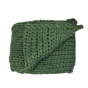 Corine Cable Knit Plush Throw