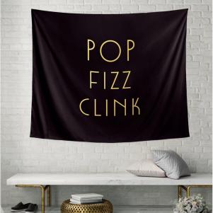 Pop Fizz Clink by Rosa Villa Tapestry