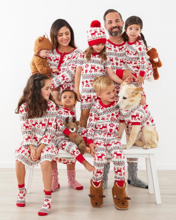 Lightweight Holiday PJs for the Whole Family