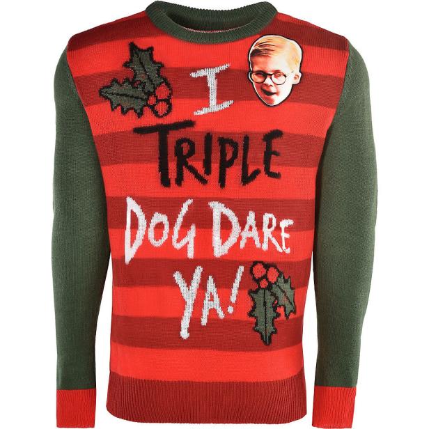 Ugly christmas sweater at macy's store