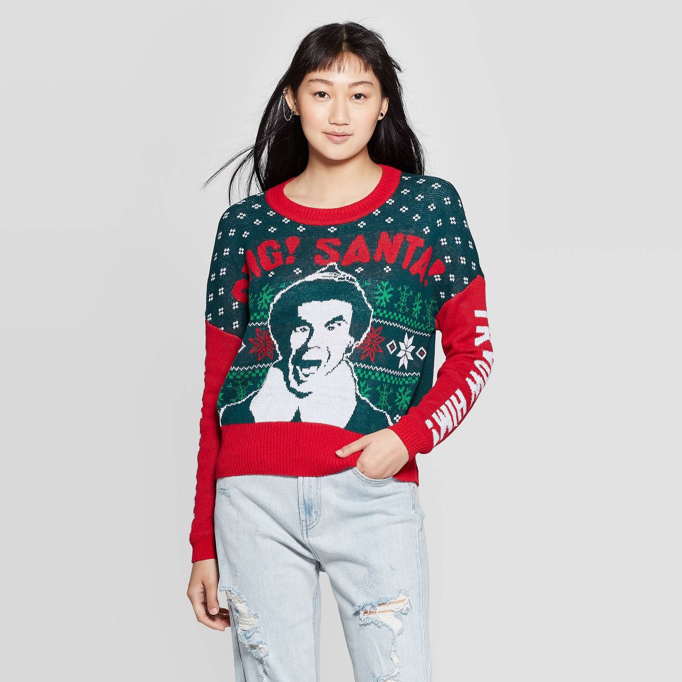 Inodoro Santa Adulto Ugly Christmas Sweater 