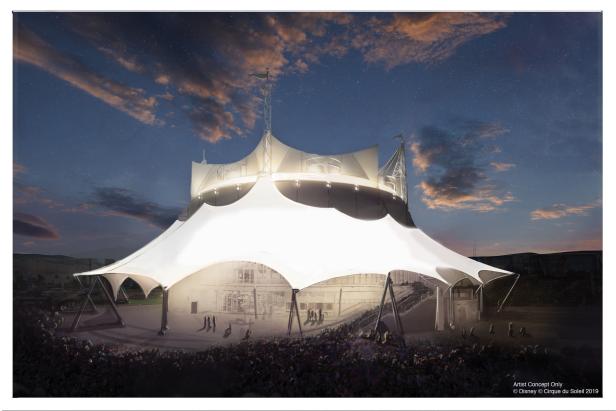 Cirque du soleil tent 2025