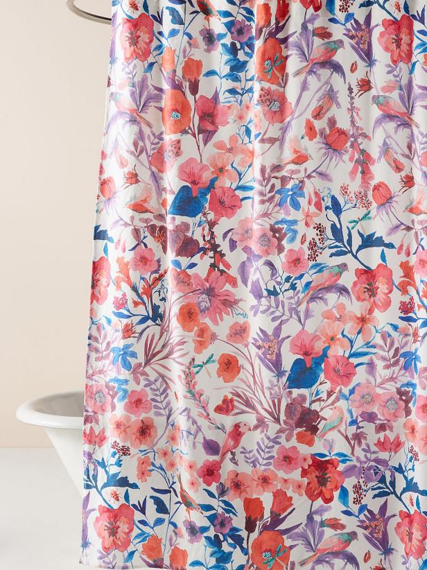 12 Floral Shower Curtains HGTV