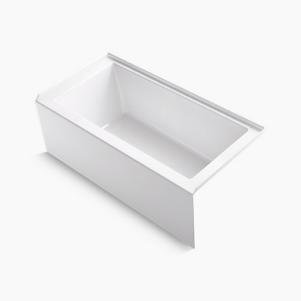 Underscore 60" x 30" alcove bath with integral apron and integral flange