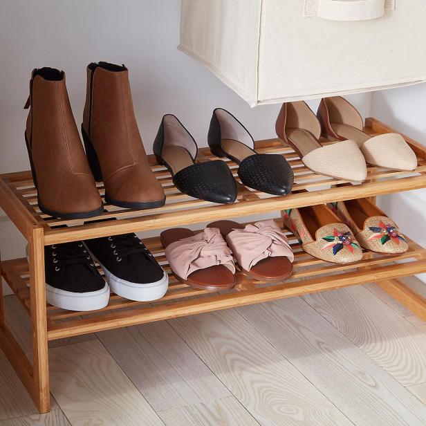 20 Best Shoe Storage Ideas 2022, Small Wooden Shoe Rack For Closet Floor