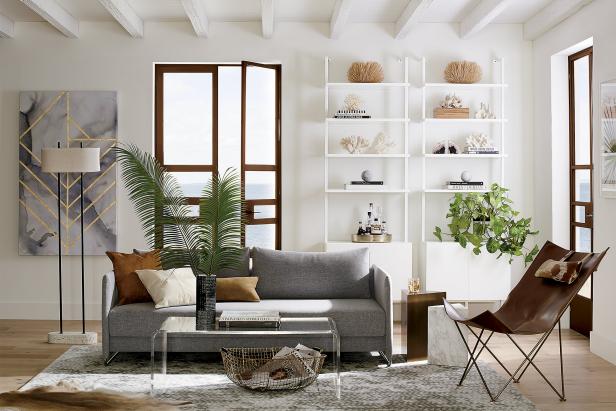 Crate and barrel outlet acrylic coffee table