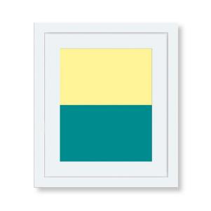 Abstract Art Yellow and Turquoise