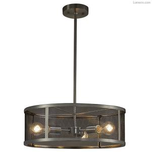 Wire Mesh Drum Pendant