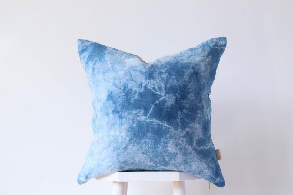 BUY: Hand-Dyed Indigo Pillow Cover