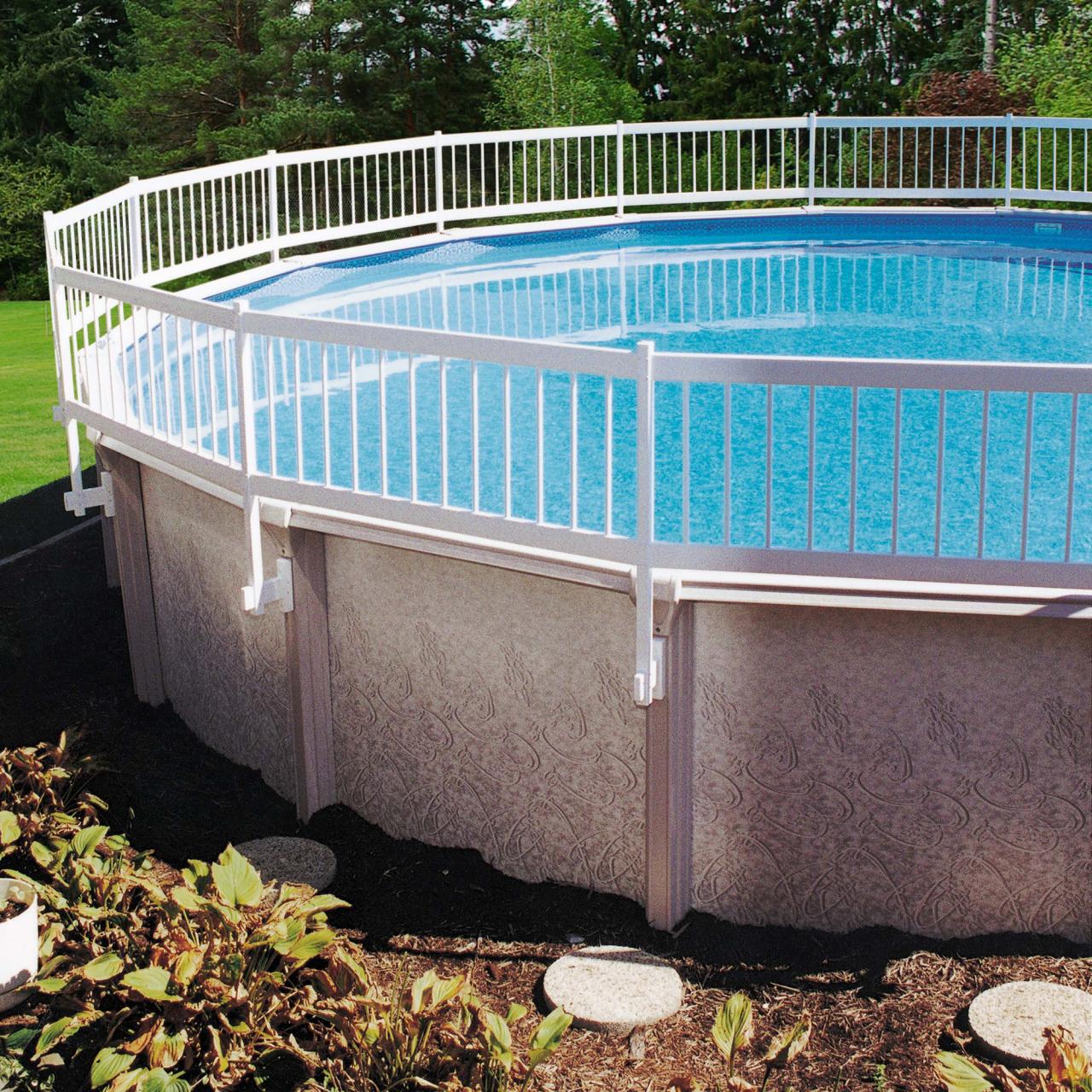 Fence Around My Above Ground Pool, Above Ground Pool Costs York Park