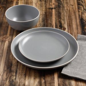 Grey Dinnerware Set