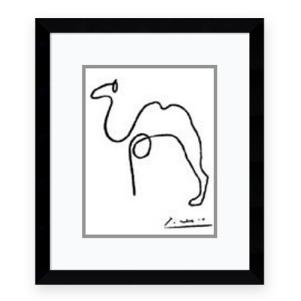 Framed Art Print 'The Camel'