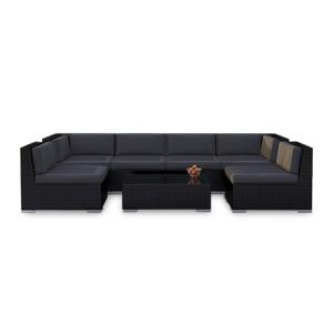 Outdoor Wicker Sectional Couch Set