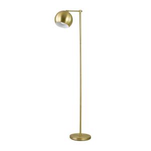 Gold Globe Floor Lamp