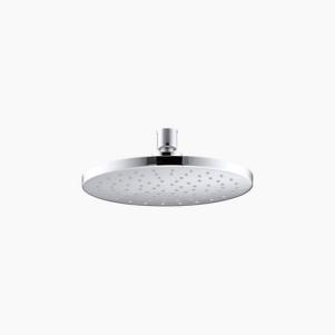 8" Contemporary Round 1.75 gpm rainhead with Katalyst® air-induction technology
