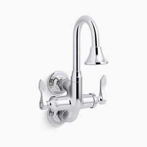 Triton® Bowe™ Cannock™ full-flow service sink faucet with 3-11/16" gooseneck spout and lever handles