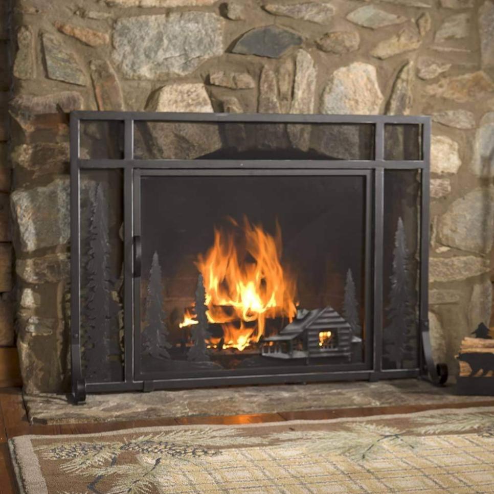 12 Freestanding Fireplace Screens HGTV