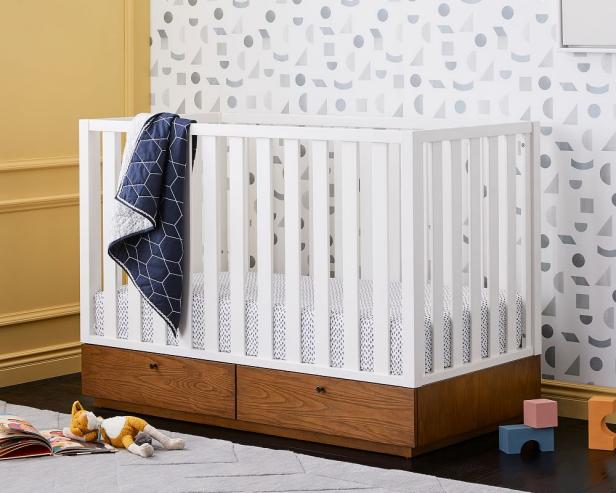 West elm modern convertible crib sale