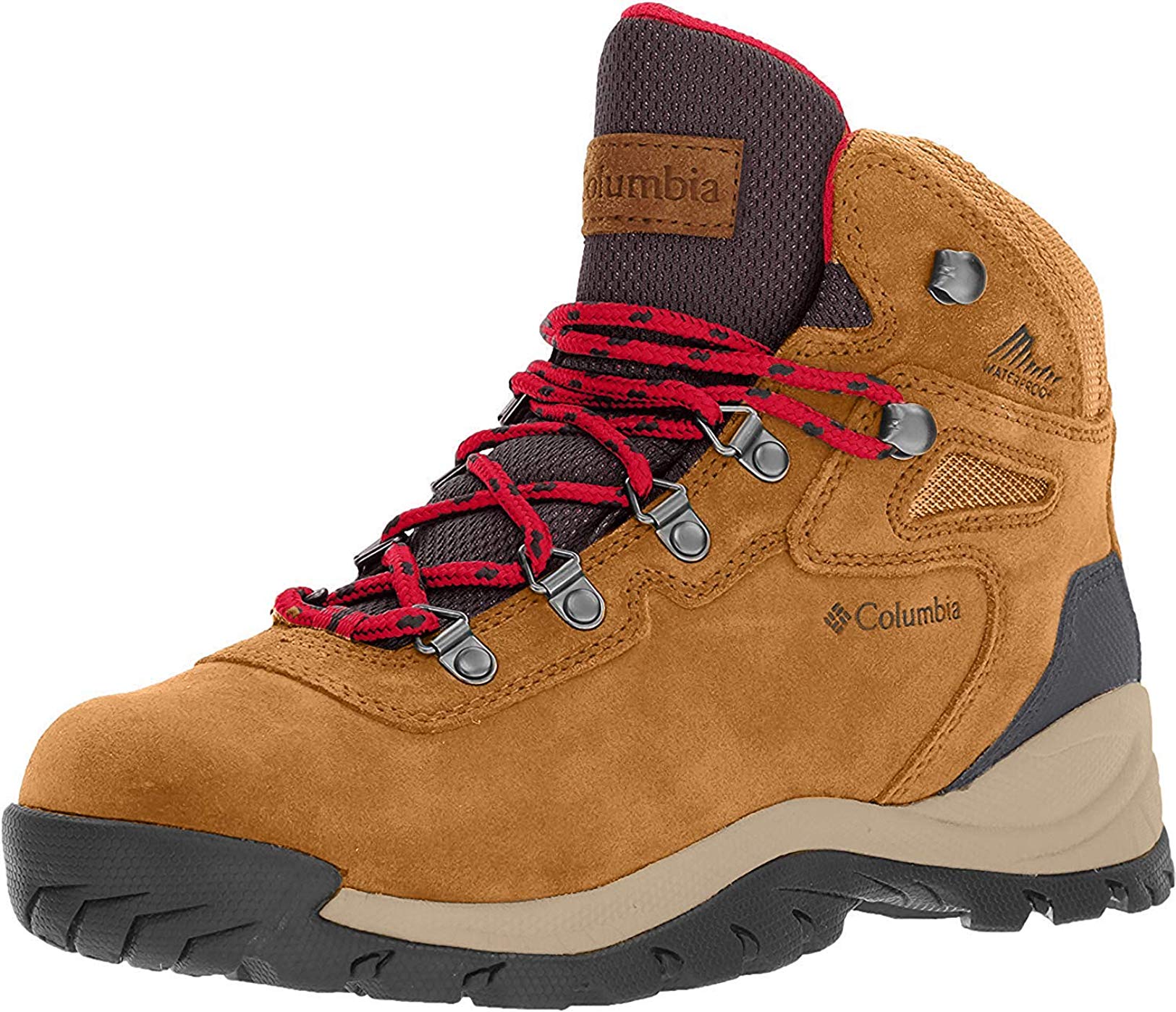 Caitin Mens Insulated Cold-Weather Boots Durable Hiking Boots Camel