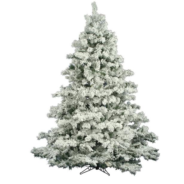 Flocked Christmas Tree 9 Feet