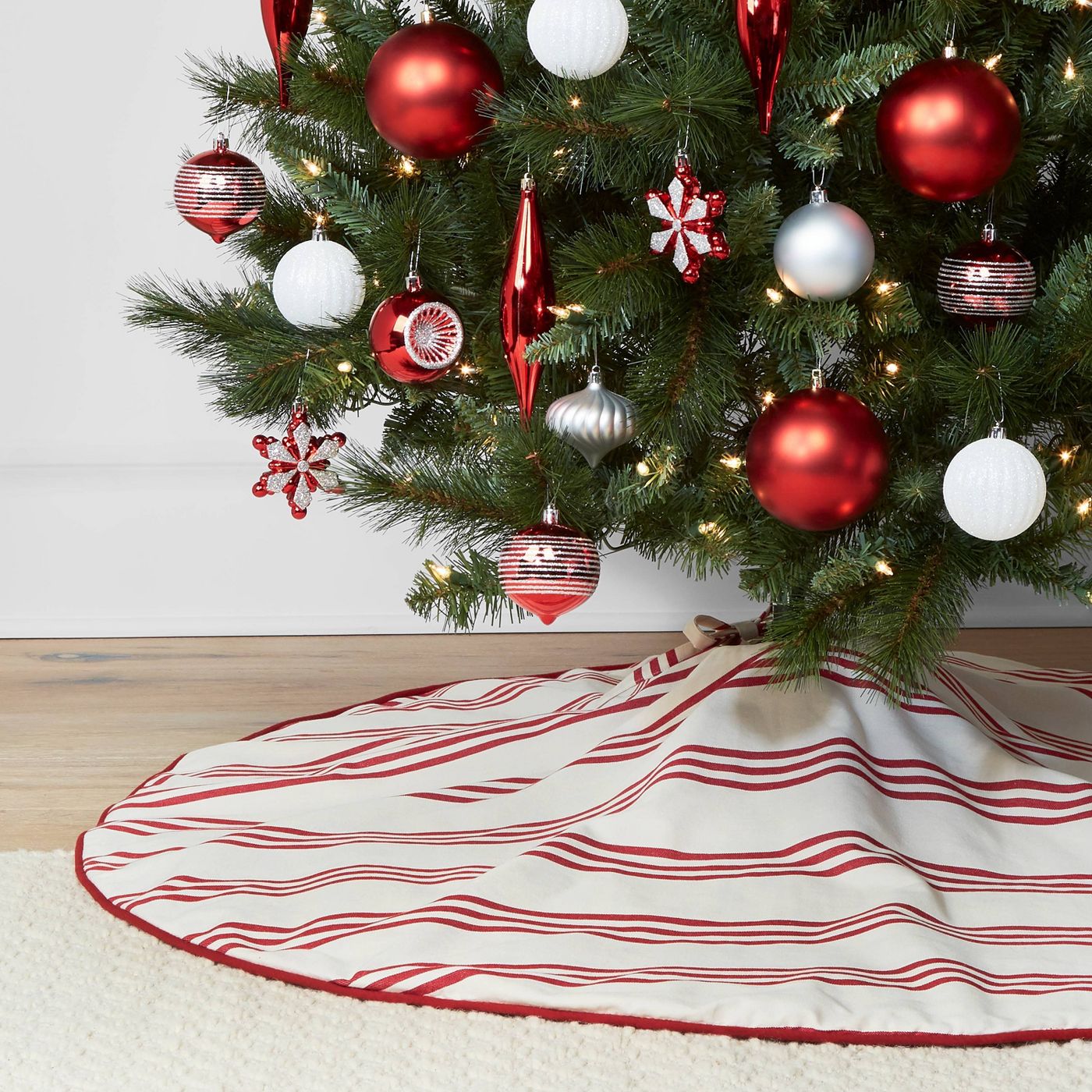 Royal Stewart Tartan Plaid Xmas Tree Skirt for Christmas Decorations Indoor Outdoor McC538arthy 48 inches Christmas Tree Skirt