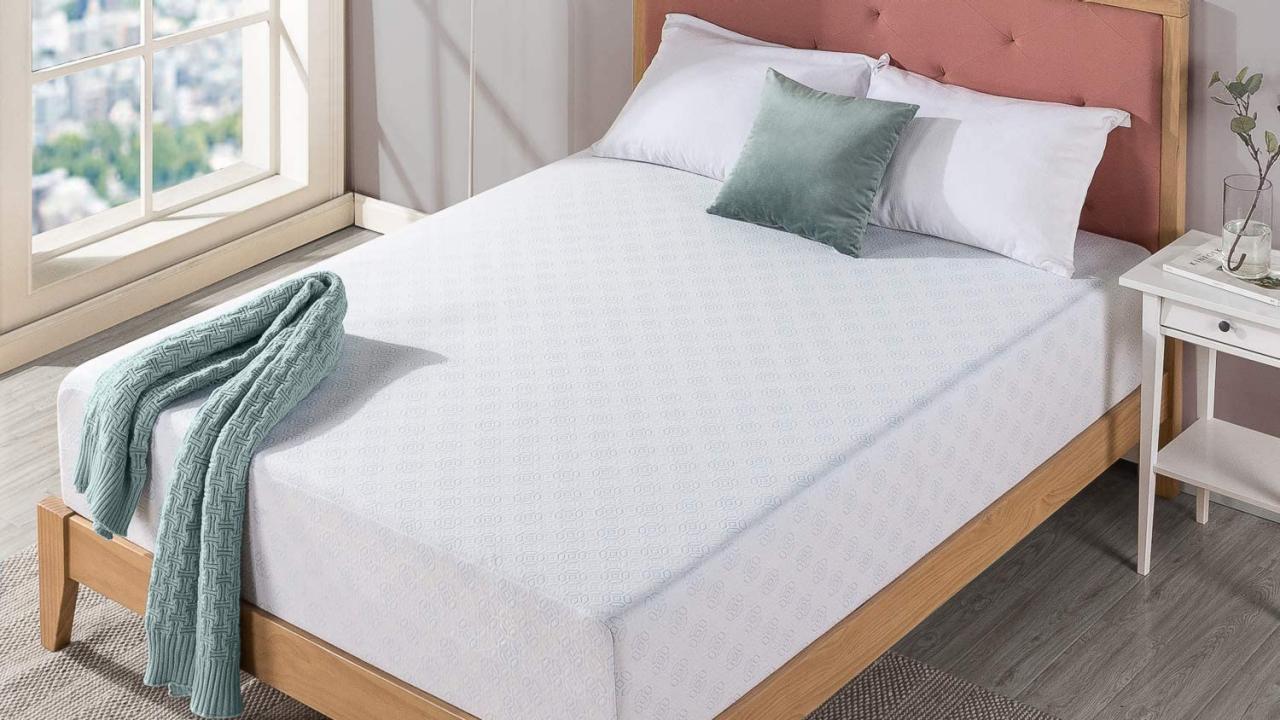 Zinus gel memory foam mattress outlet review