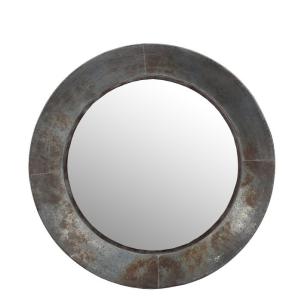 Calumet Aluminum Round Accent Mirror