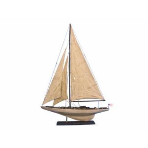Intrepid 35" Wooden Limited Model Sailboat
