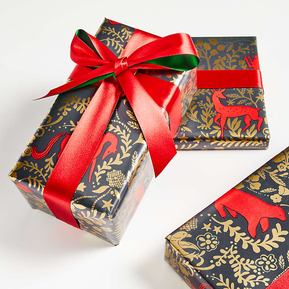 Popular Right Now Glossy Wrapping Paper Champagne Dreams Celebration Gift Wrap Wrapping Paper Gold and Black Custom Wrapping Paper