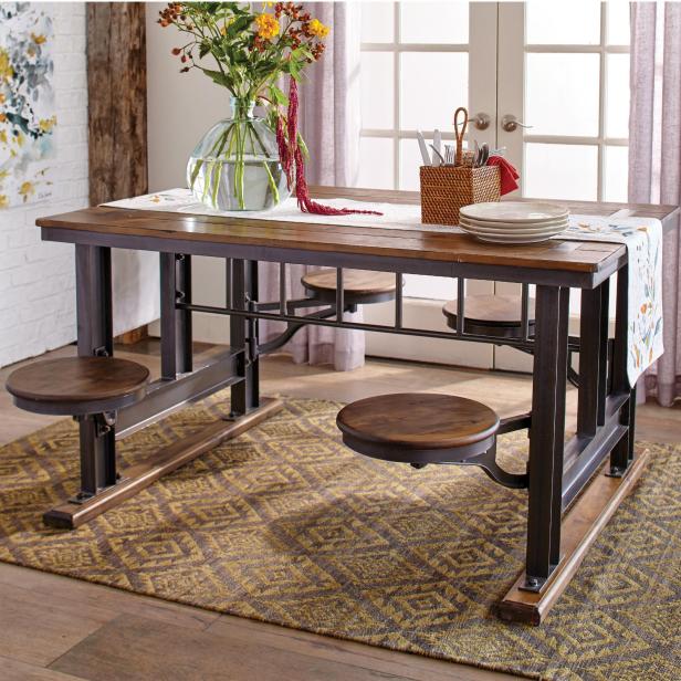 Small Space Kitchen And Dining Tables, Big Dining Room Tables For Small Spaces