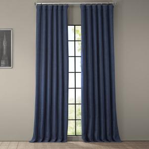 Clem Solid Blackout Single Curtain Panel