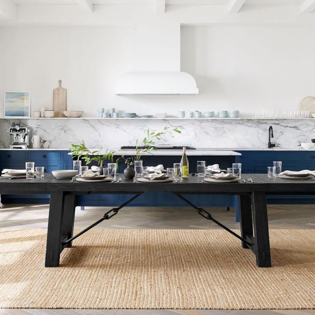 dining table carpet design