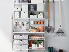 From slatwalls and pegboards to wheelbarrow hangers and garden hose holders, these storage systems are total game-changers.