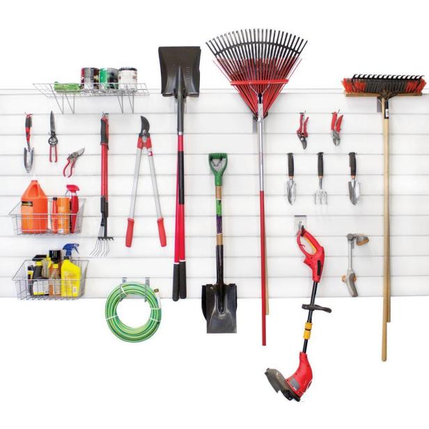 Garden Tools In The Garage, How To Hang Garden Tools On Pegboard