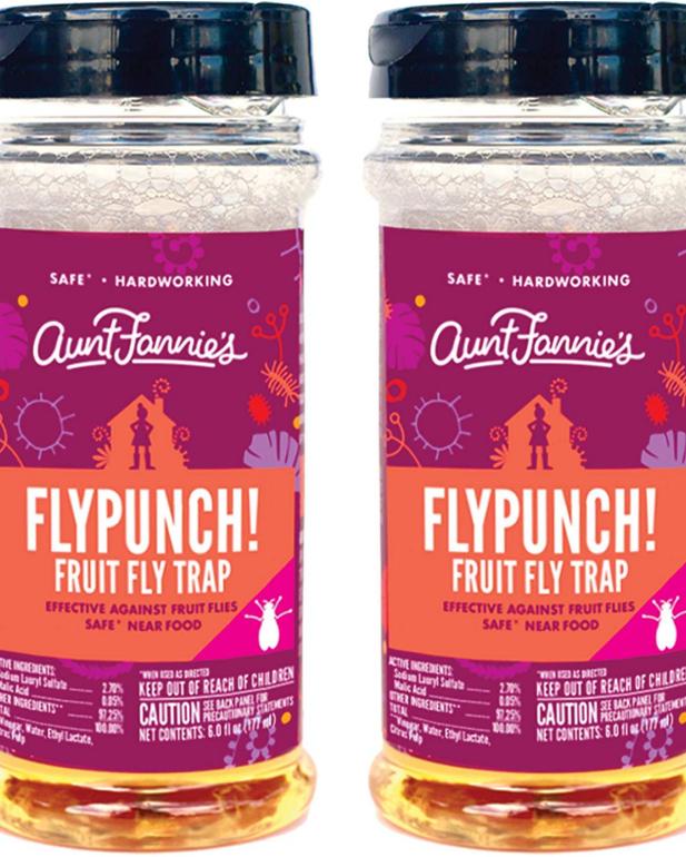 FlyPunch! Fruit Fly Trap – Aunt Fannie's
