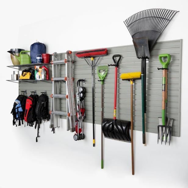 Garage Storage Ideas Hooks And Hangers, Garage Wall Rack Organizer