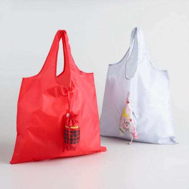 Reusable Foldable Shopping Bags Portable Shoulder Handbag Grocery Bags 34CA
