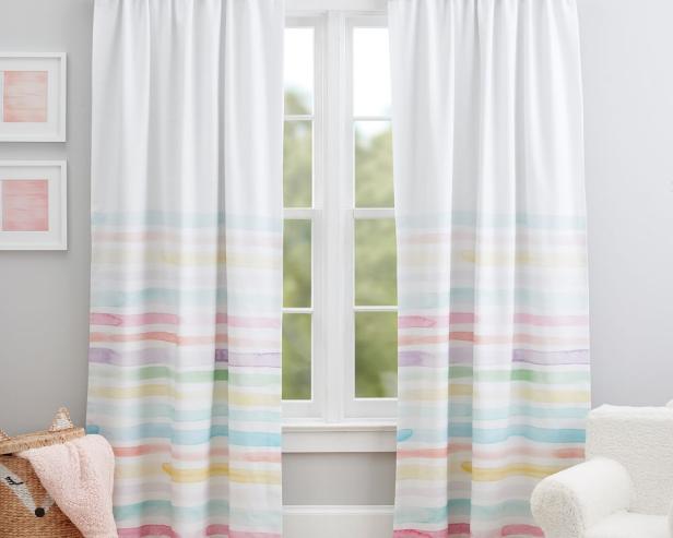Kayla rainbow store stripe duvet