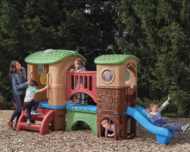 Outdoor Playsets For Toddlers And Kids, Toddler Outdoor Playhouse With Slide