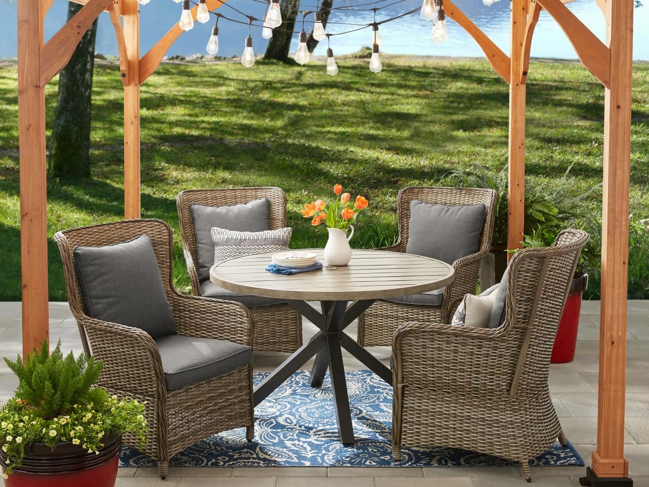 Coral coast ellery round metal patio side clearance tables