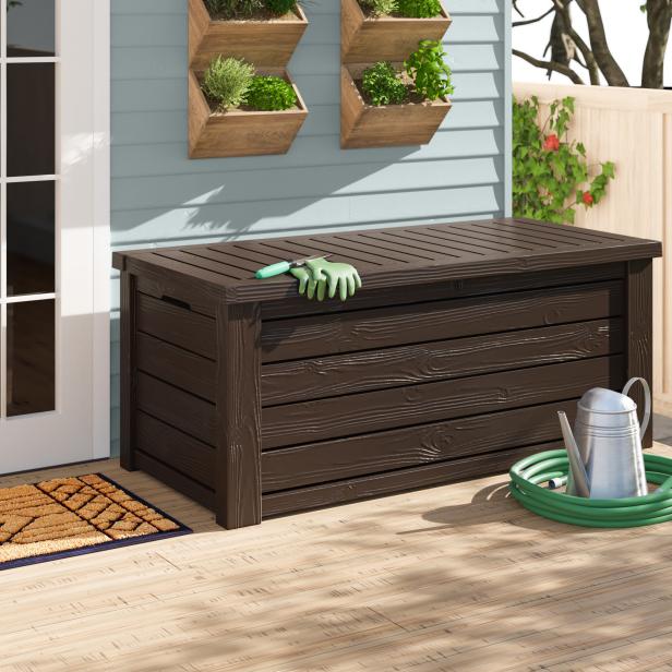 15 Outdoor Storage Benches And Sheds, Waterproof Patio Storage Chest