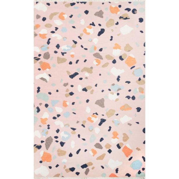 Area Rugs 5X7,Jacrane Farmhouse Area Rug Non Skid Area Rugs Colorful Tie Dye Abstract Pattern Swirl Area Rugs for Girls Area Rugs for Living Room Playroom Area Rug 