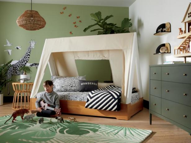 children's safari bedroom