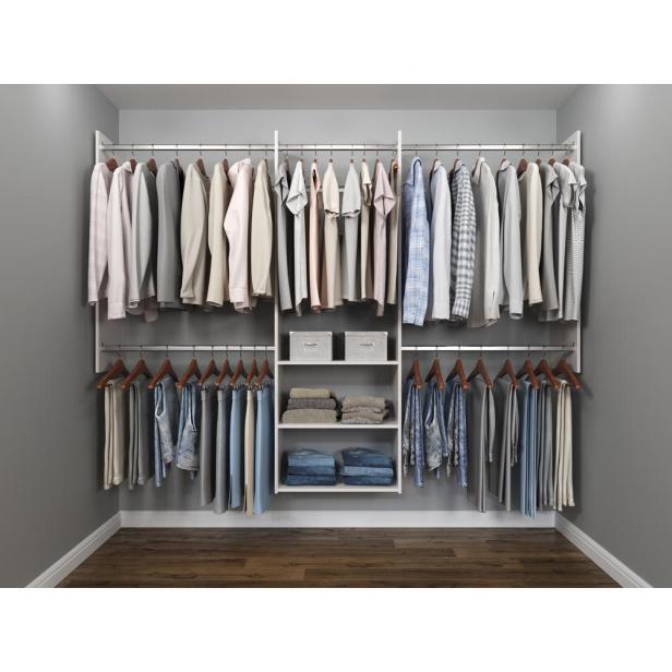 10 Best Closet Systems And Kits, Small Closet Shelving Unit