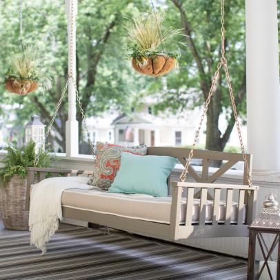 target porch swing cushions