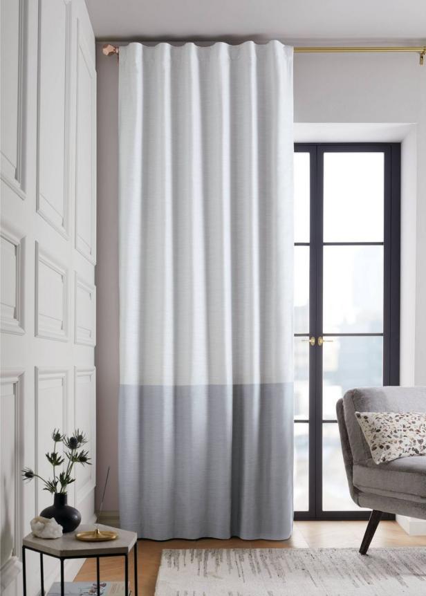 simple curtain ideas for large windows with twin beds