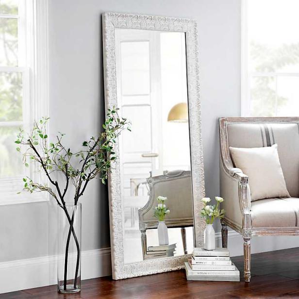 Full Length Mirrors And Floor, Living Room Floor Mirror Decorating Ideas
