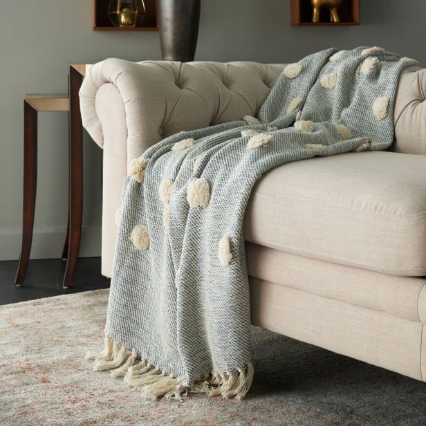 Affordable Living Room Throw Blankets HGTV